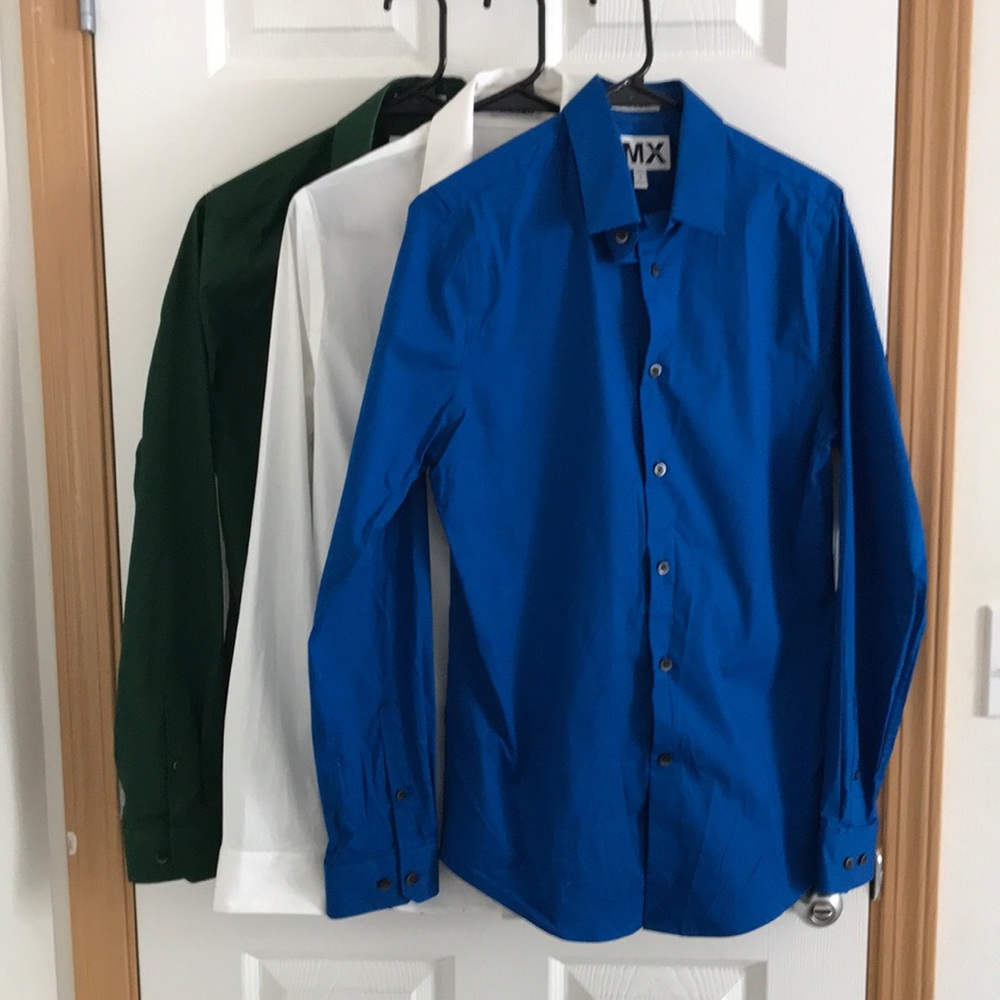 3 Express Dress Shirts
